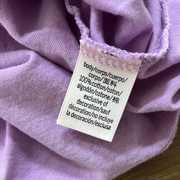 Victoria’s Secret Purple Cotton Pajama Top | M - Picture 6 of 6